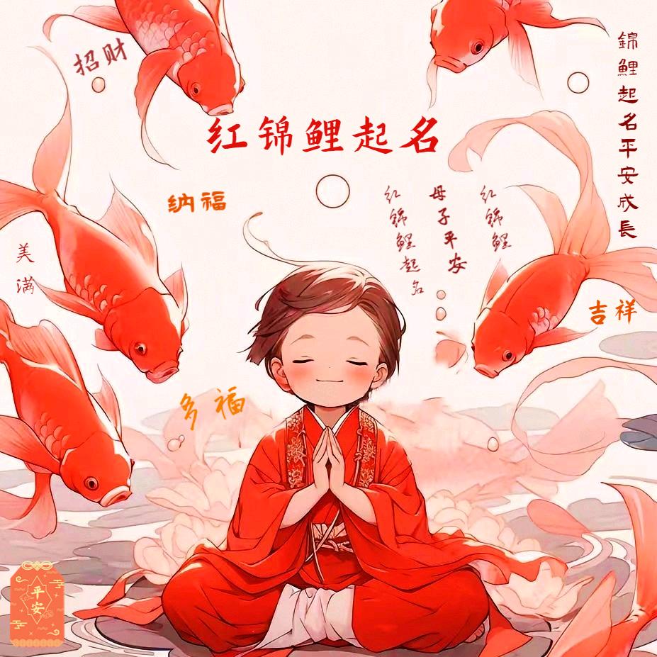 红锦鲤起名（手工取名）