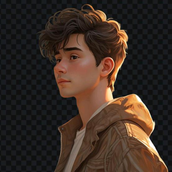 阳光帅气大男孩