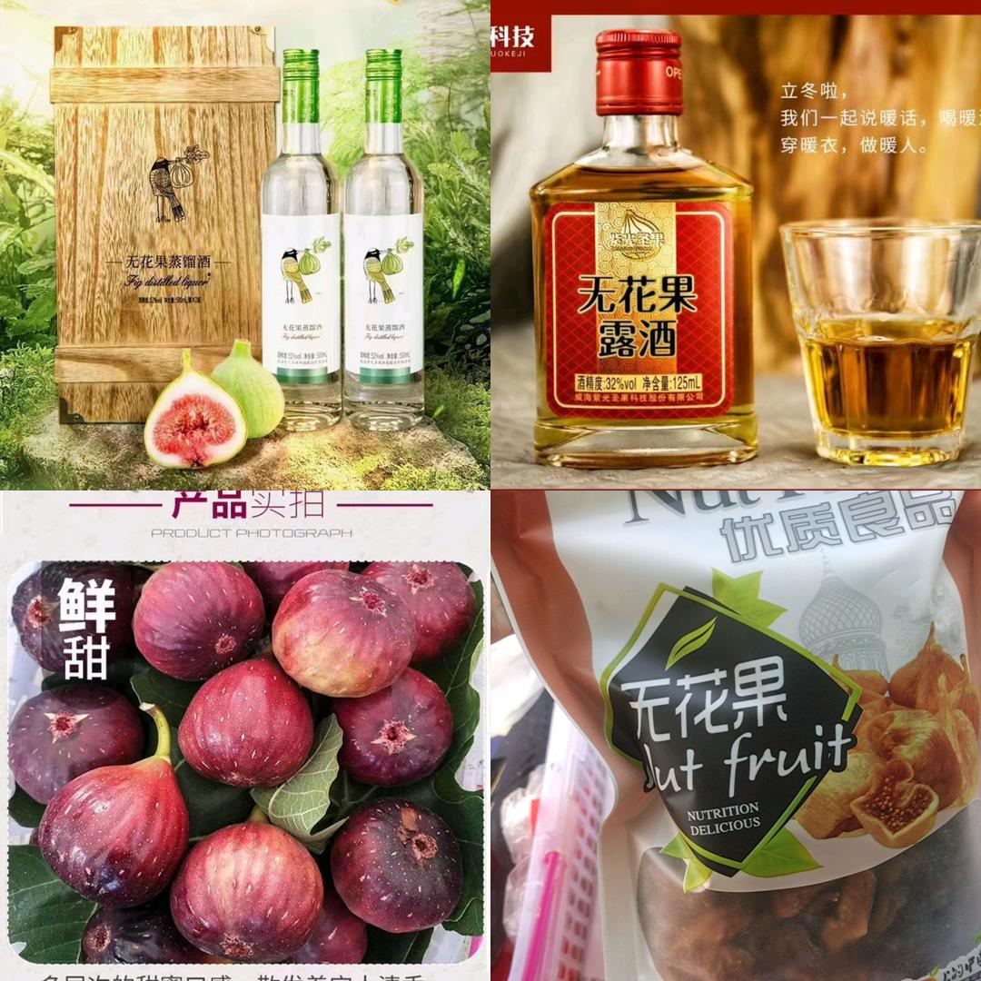 无花果采摘园 无花果干，无花果系列酒