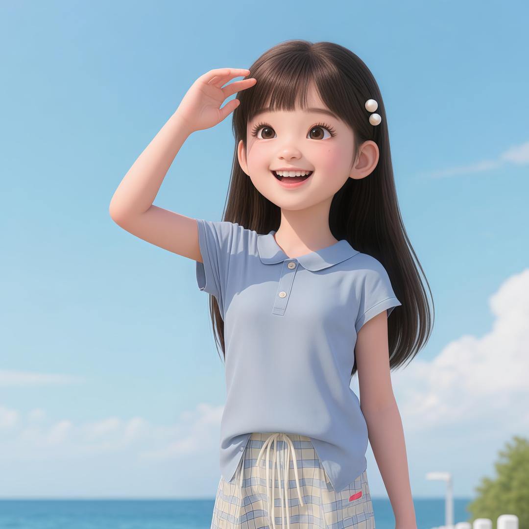 粉著童装