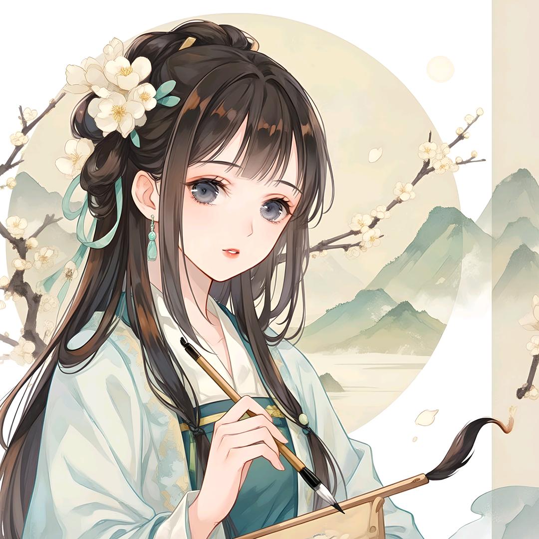 二胎宝妈小张爱书法