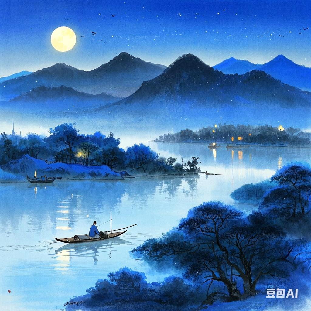 月下萤火