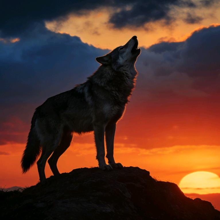 苍狼日落🐺🐺🐺