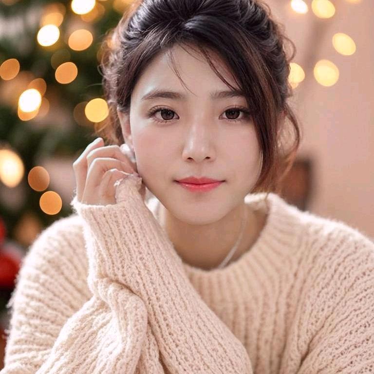 笑容如沐浴春风