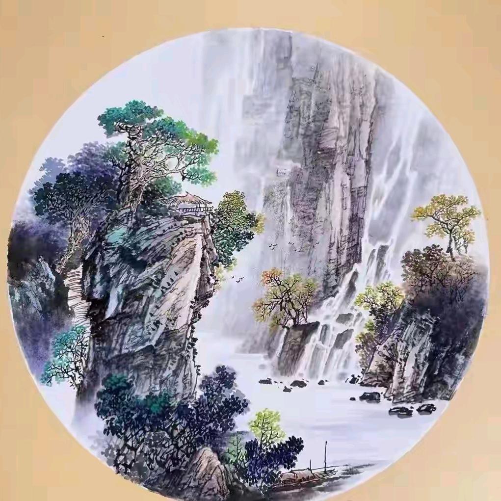 浏阳市逸山，彩绘