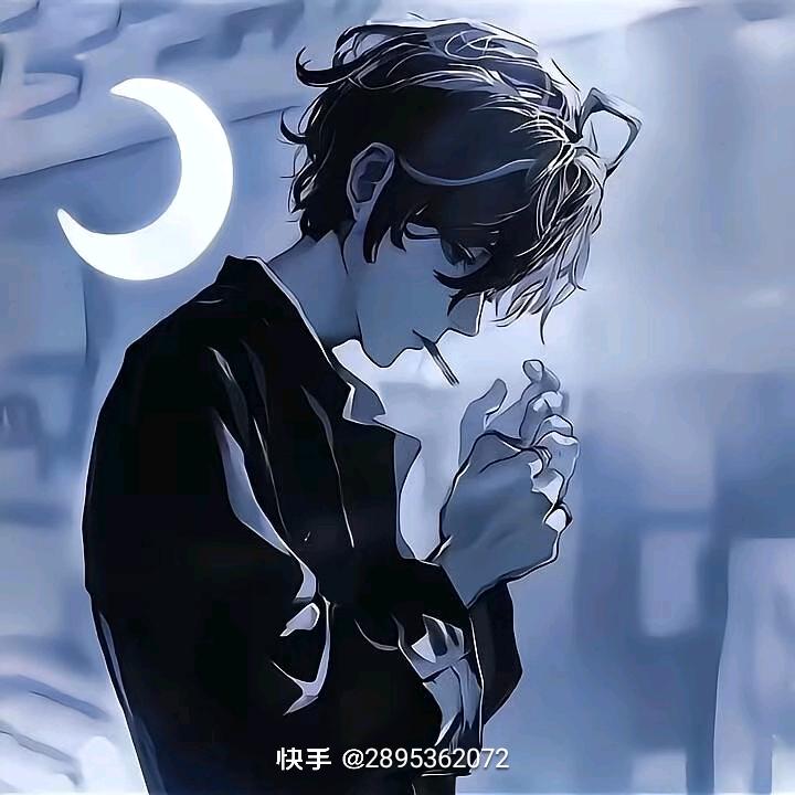 夜晚的烟