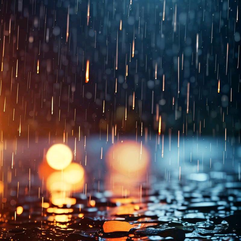 暴雨天，一盏灯