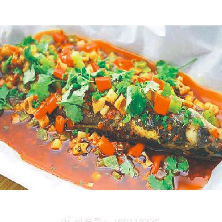 胥口镇时进路清明商铺纸包鱼，火锅，炒菜