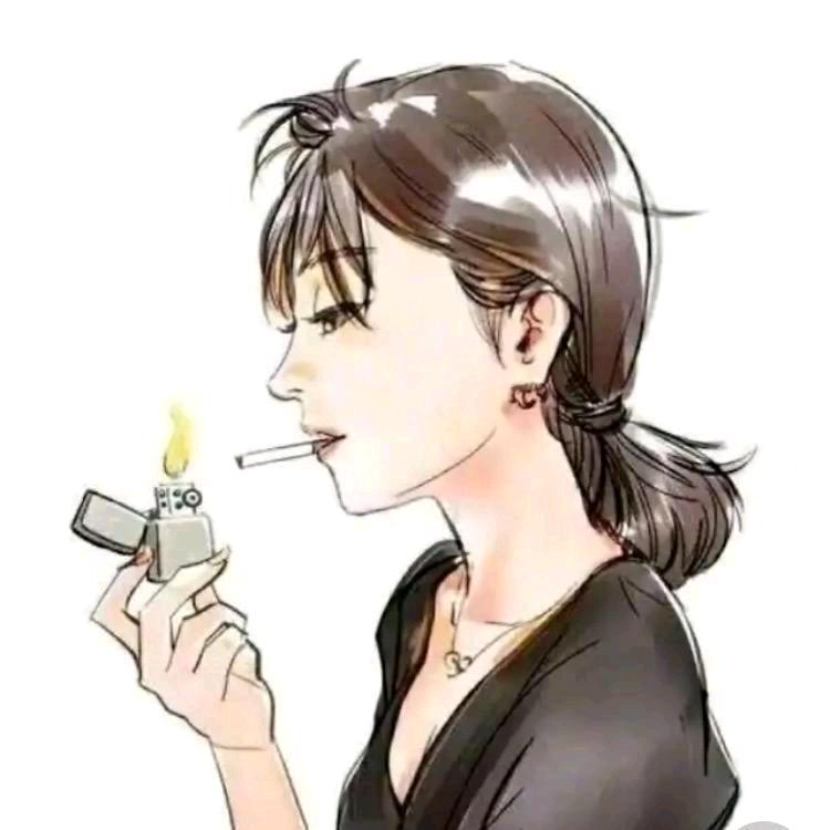 淡然一笑