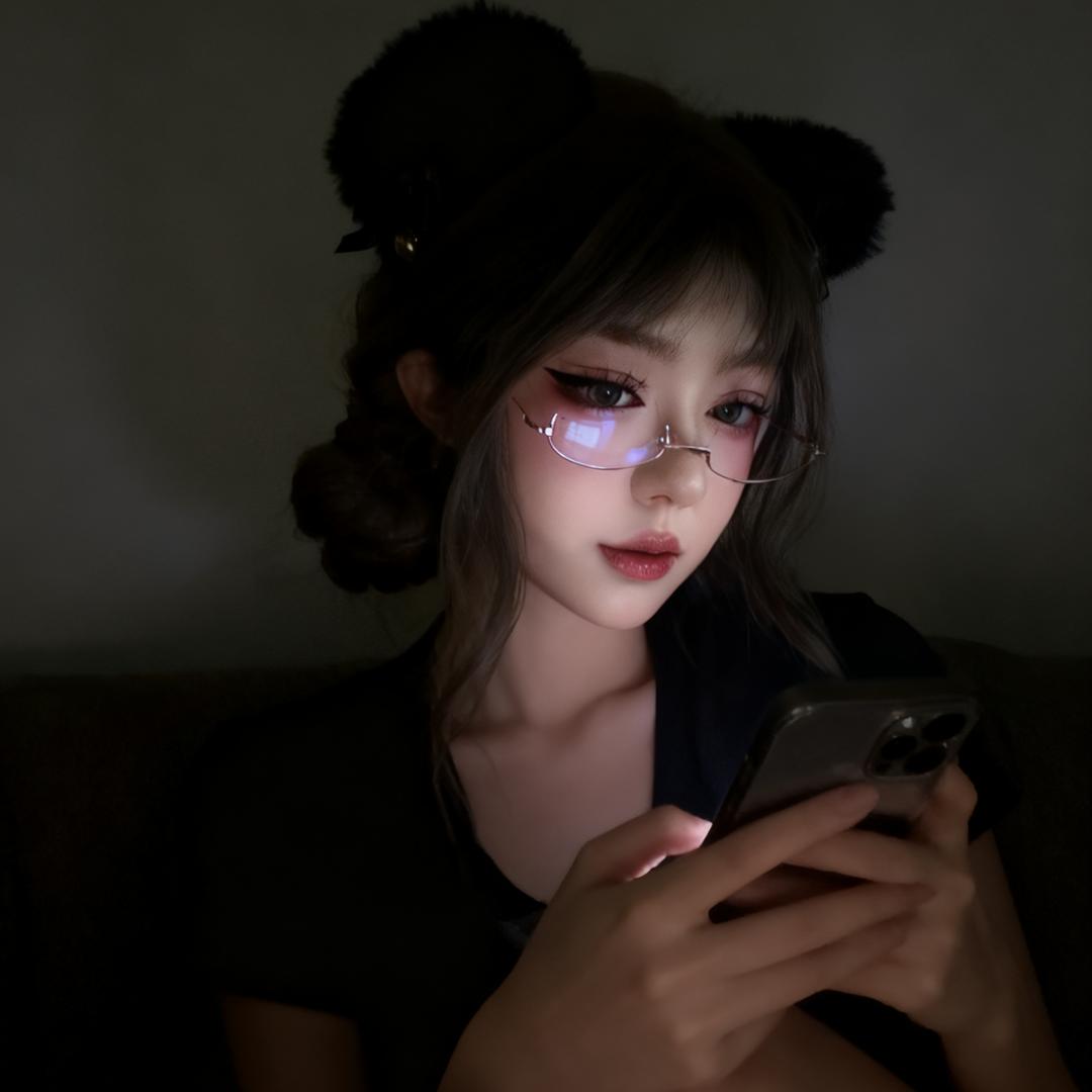 腼腆小美