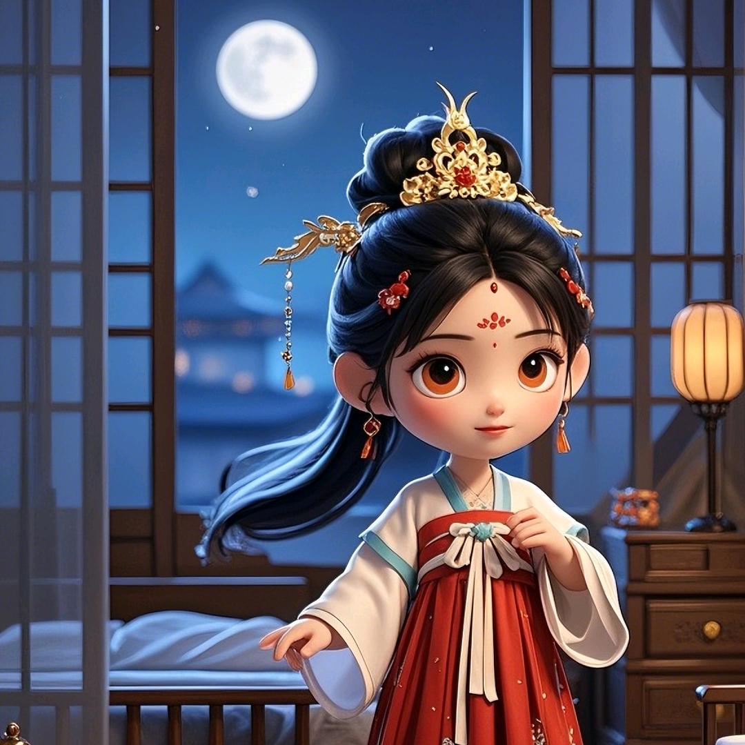 安安背古诗