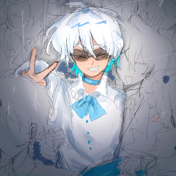 蓝色小人