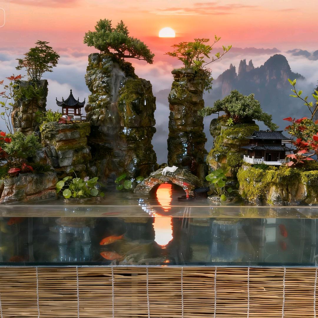 张家界假山盆景