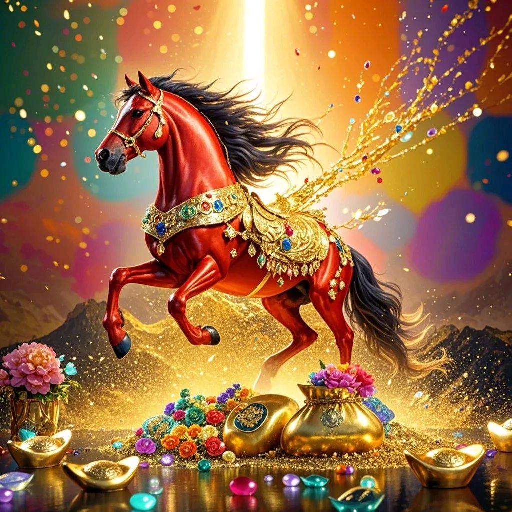 福满多年货对联