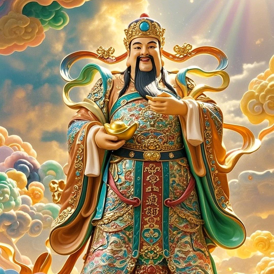 财神爷散财（壁纸）