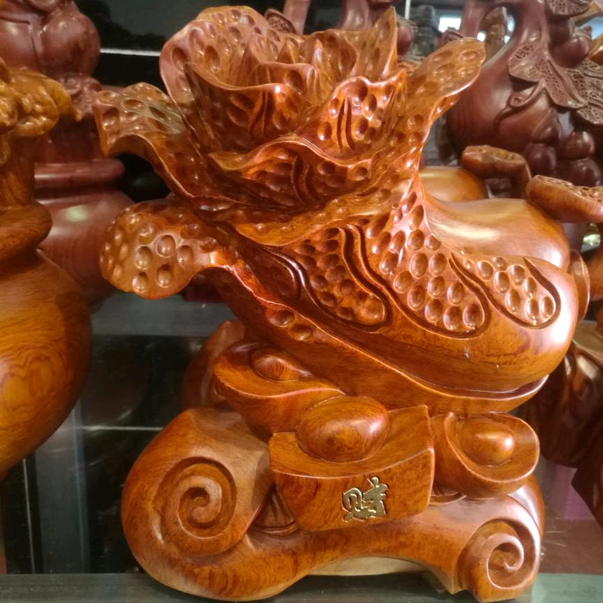 福瑞红木工艺品摆件