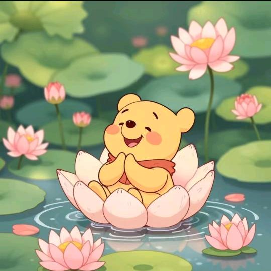 我心向佛。莲花朵朵开，黄芩。