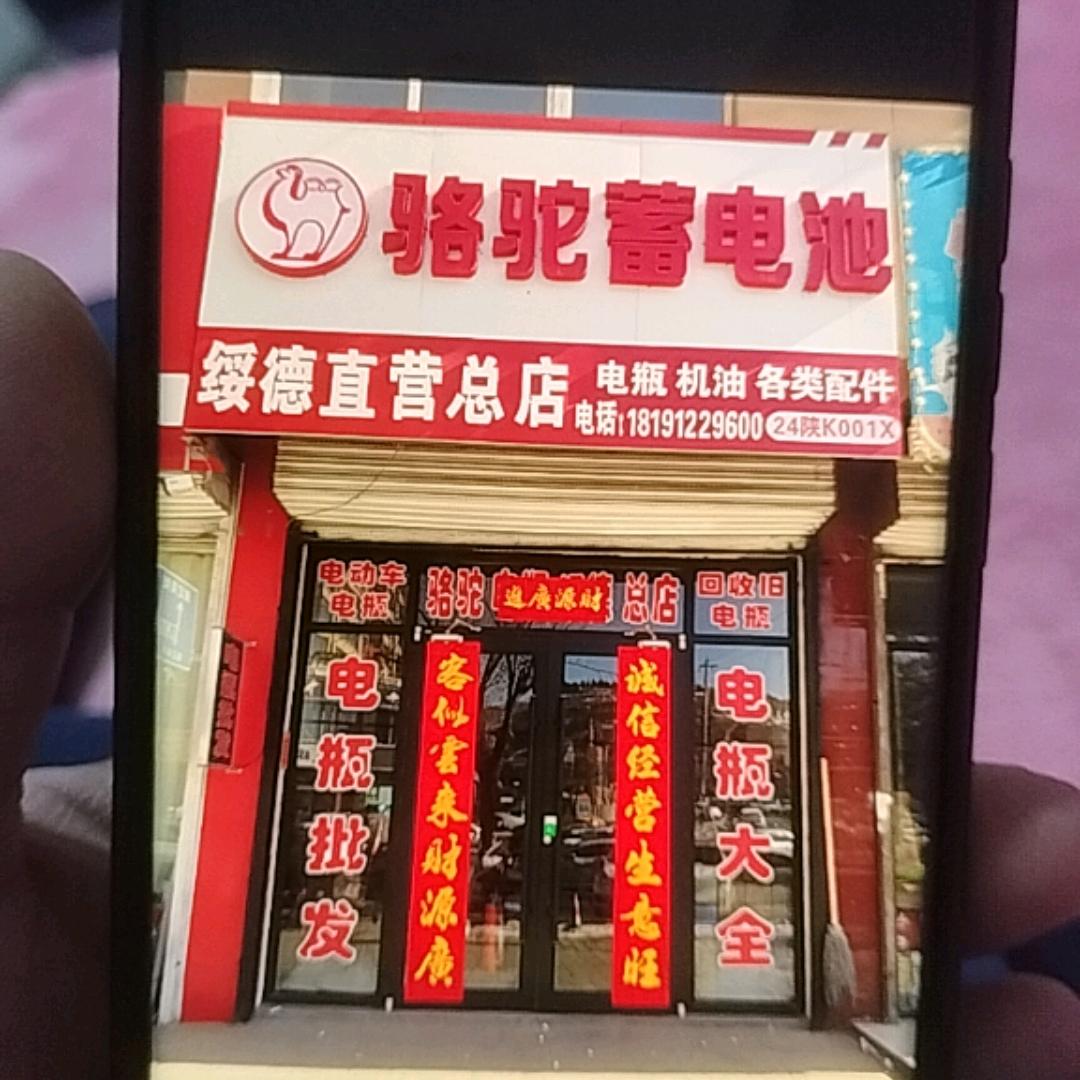 骆驼蓄电池绥德县骆驼电瓶专营总店