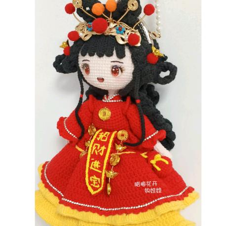 腊梅花开钩娃娃