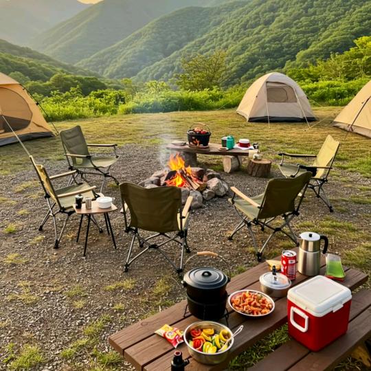 户外露营怀澈瘦瘦