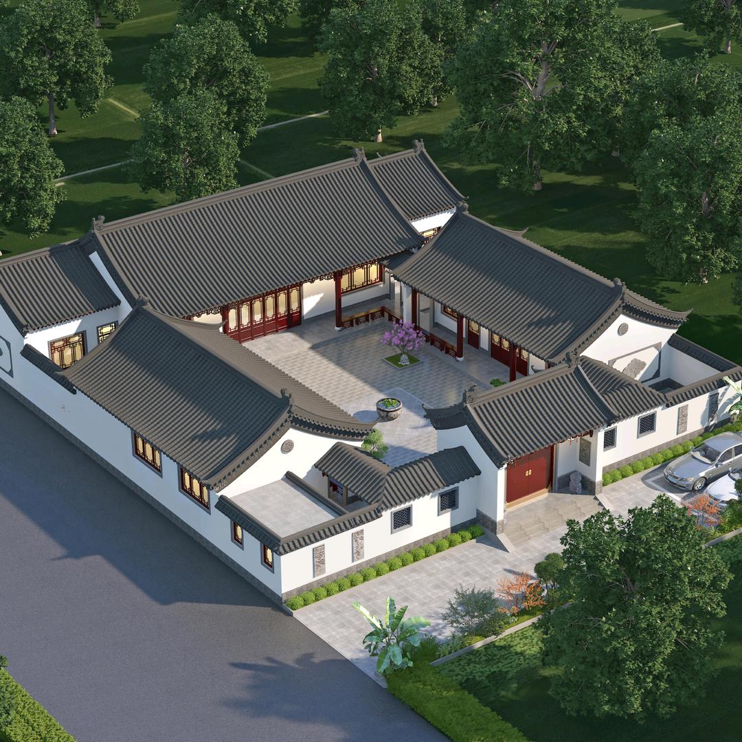 中式合院设计施工   李工