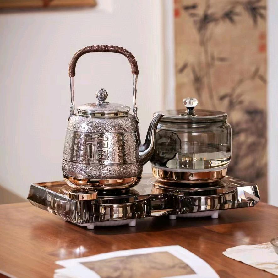 手工银茶具