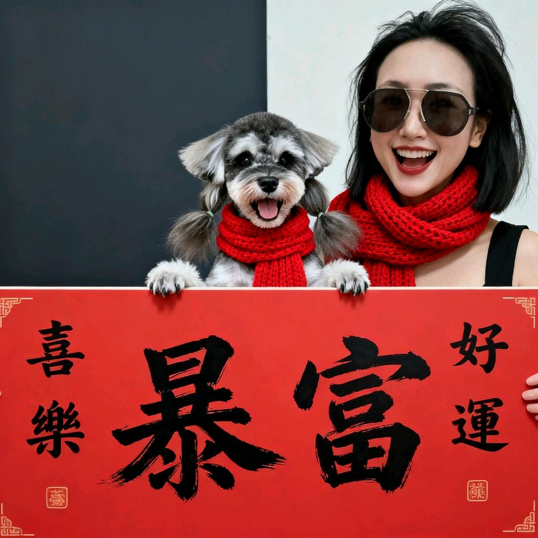 元宝是只雪纳瑞