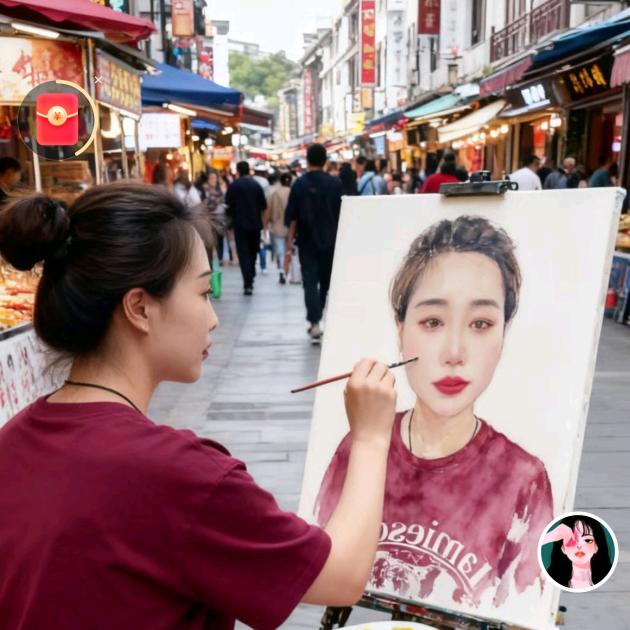微笑:）面对