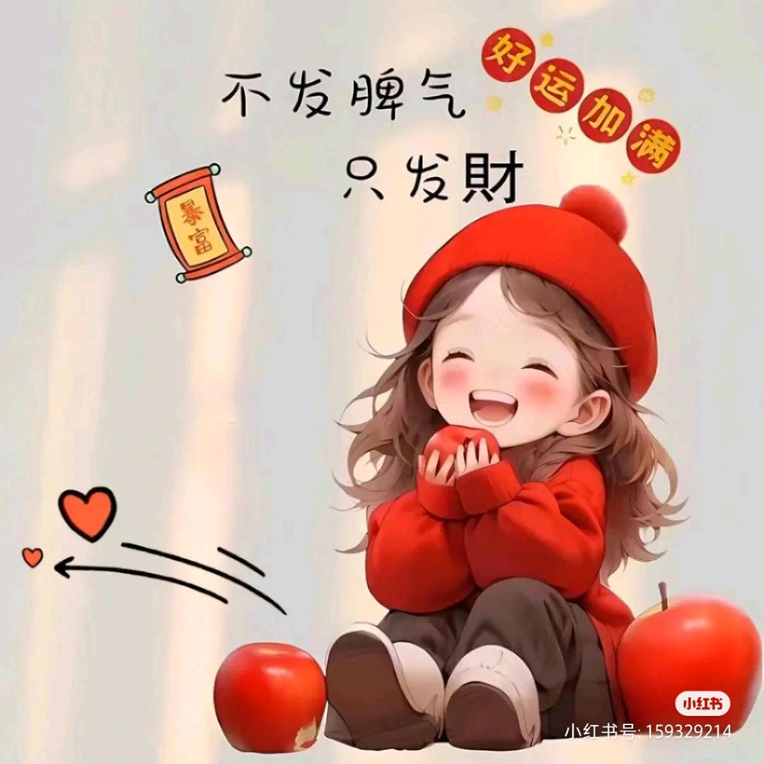 不发脾气只发财