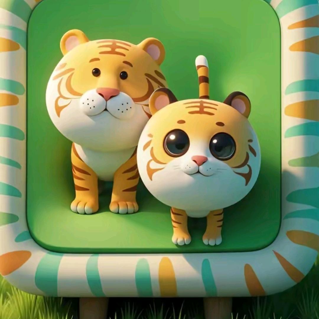 两只🐅✨
