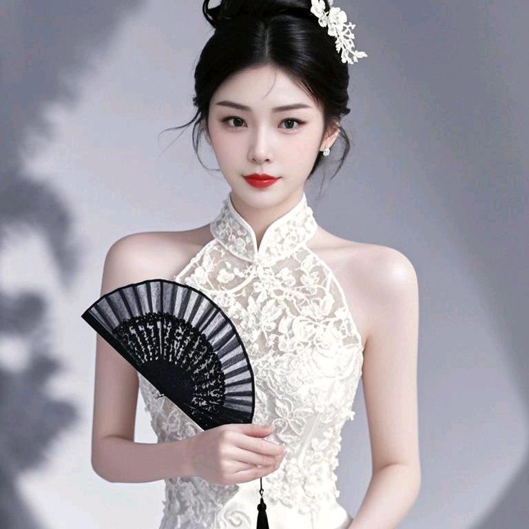 风中的百合