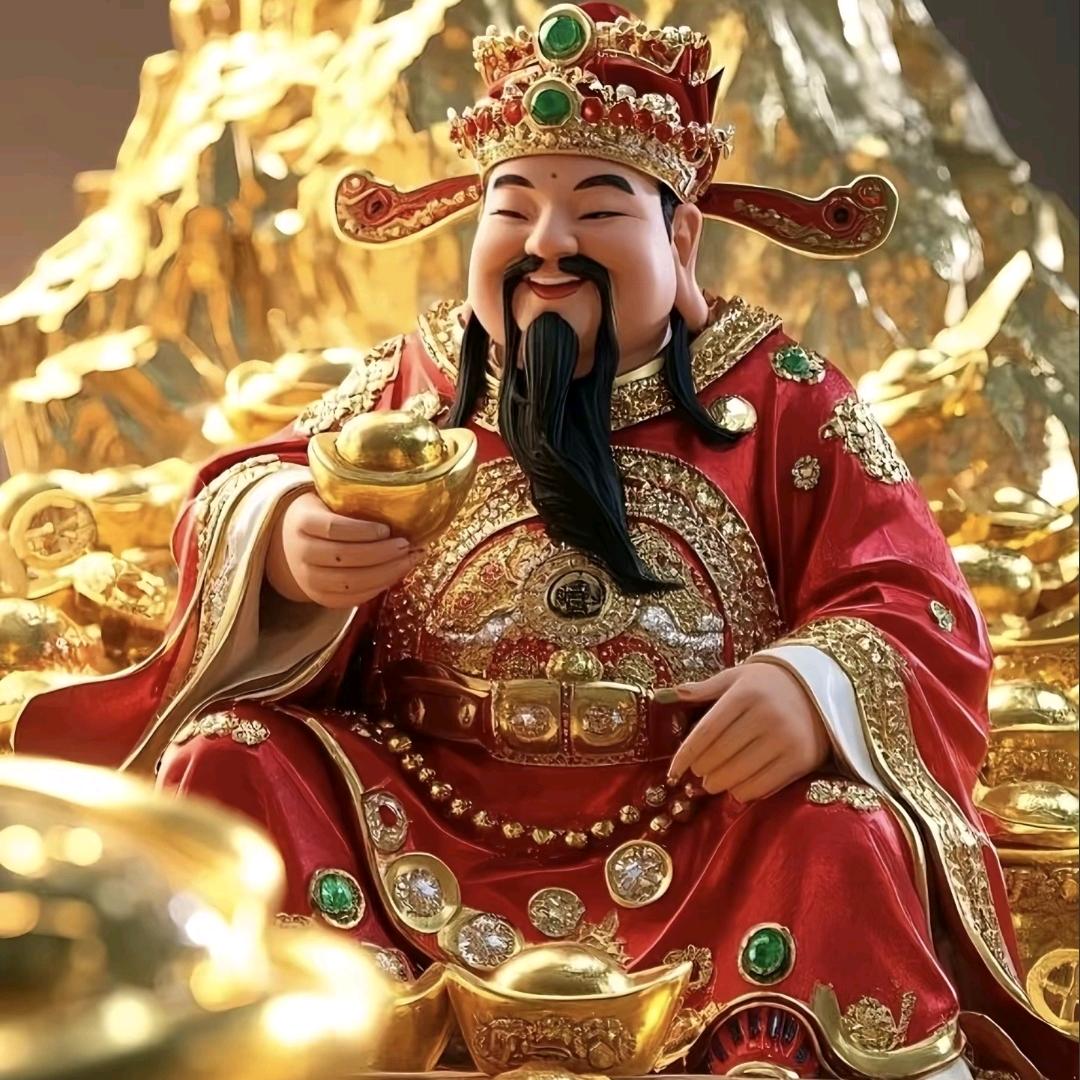 财神爷敲门    好运来了