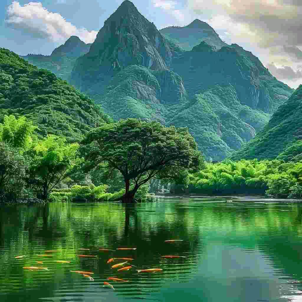 青山绿水