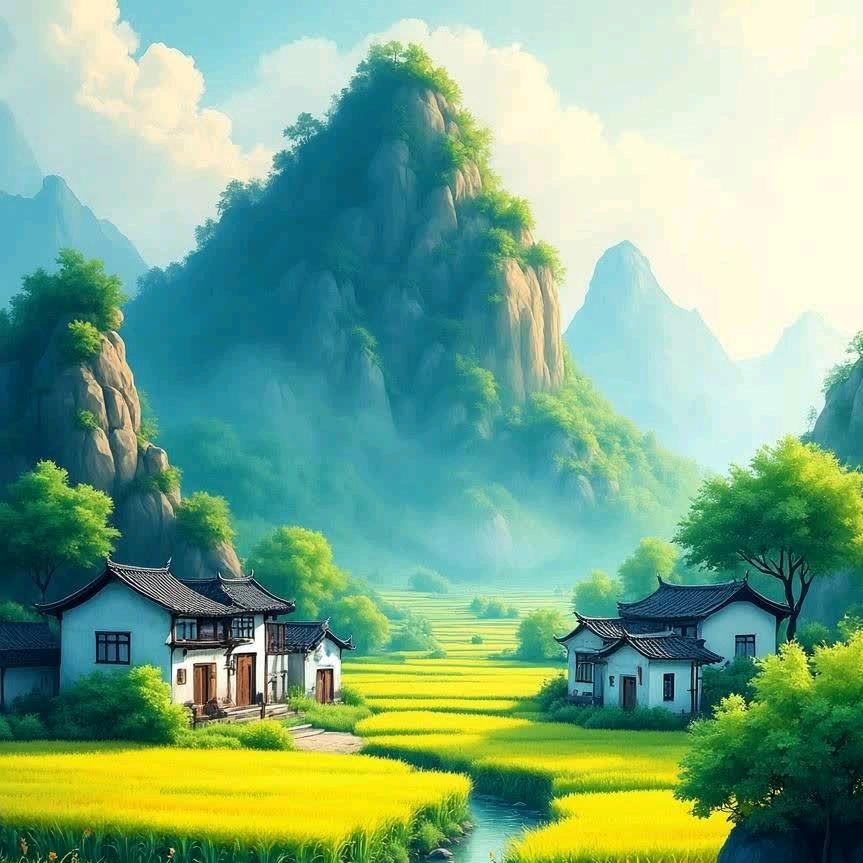 杏花暮雨头像