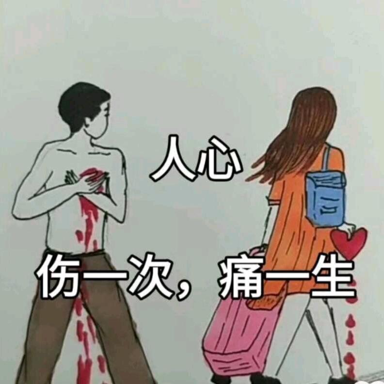 流不完的眼泪只能自己擦