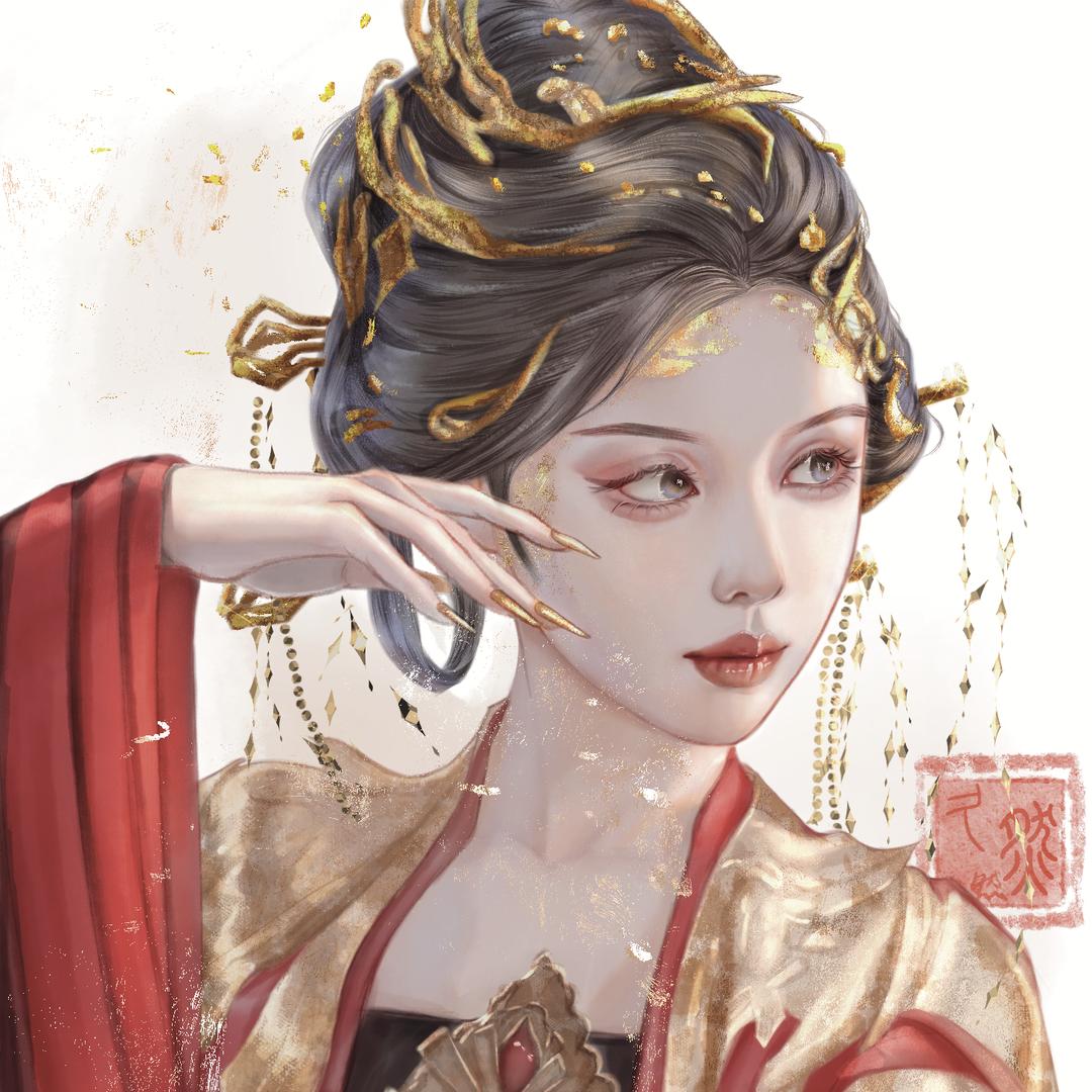 画一桶鸡米花