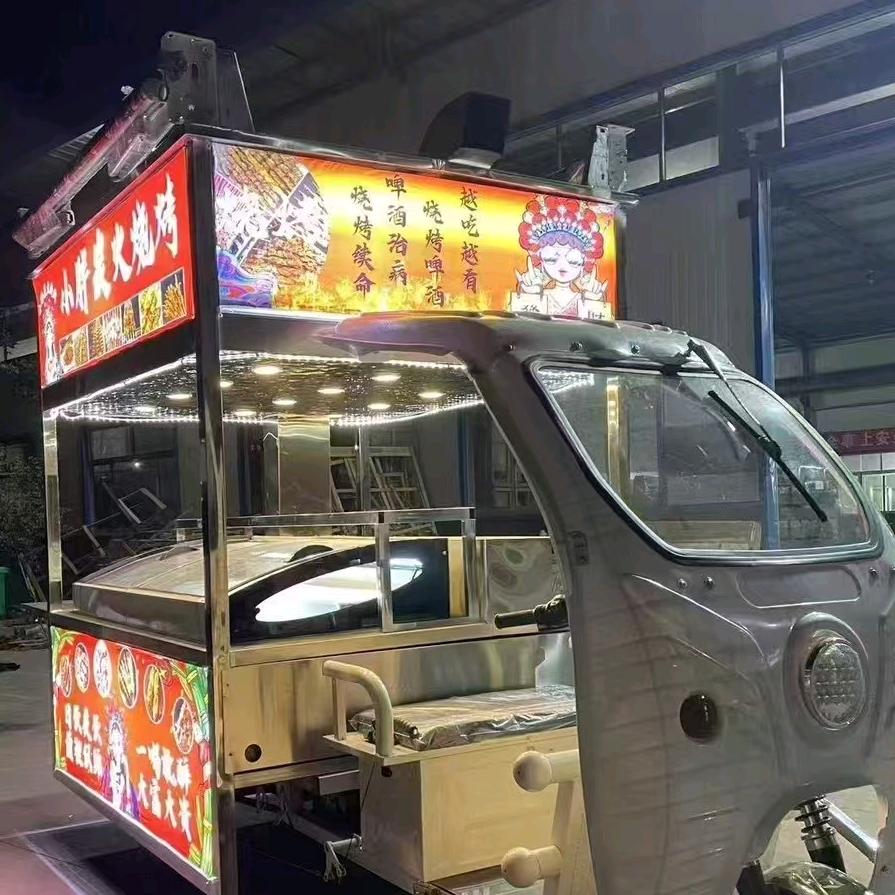西域胡杨牌  流动多功能烧烤车
