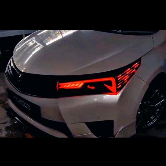 武山阿龙汽车灯光