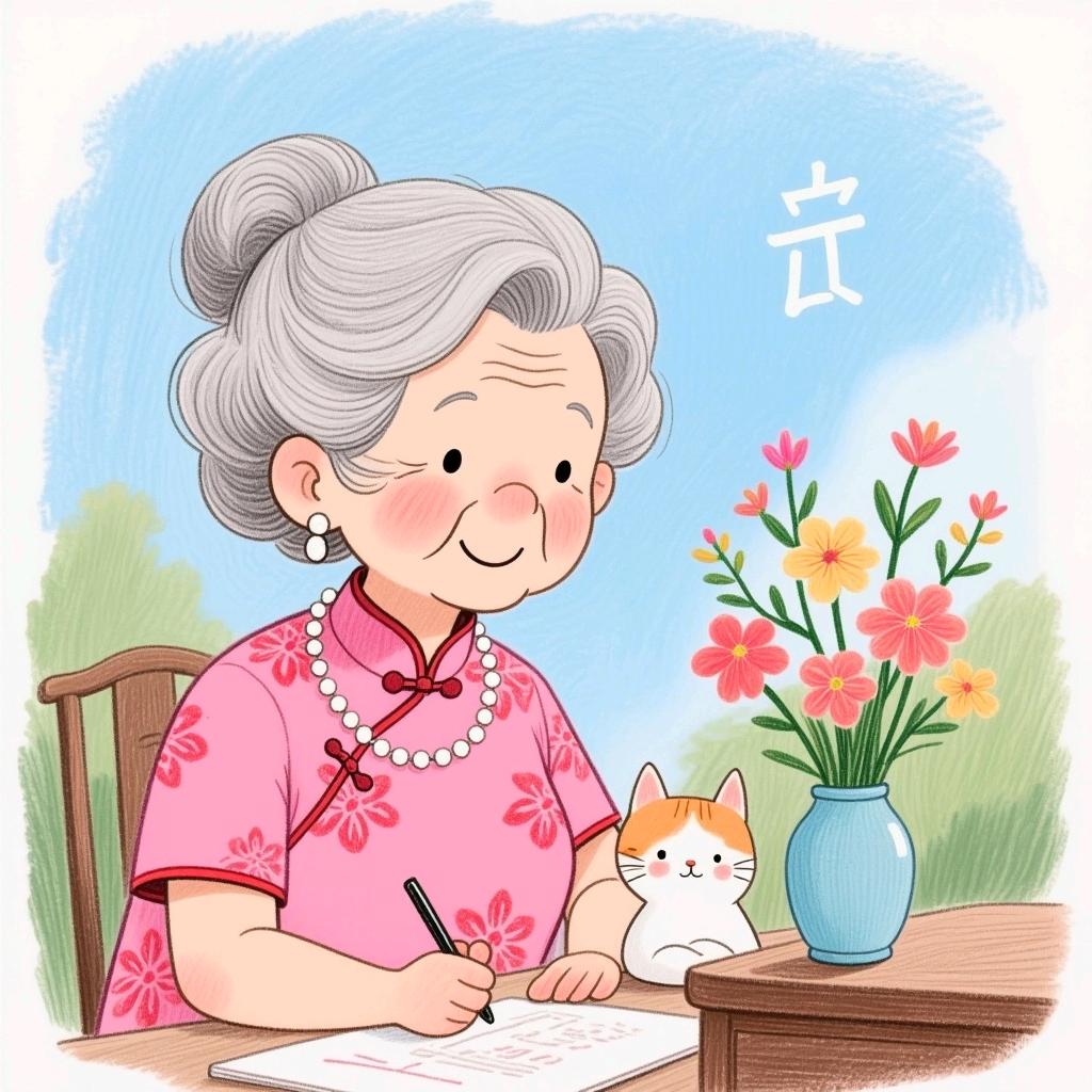 治愈系花奶奶79