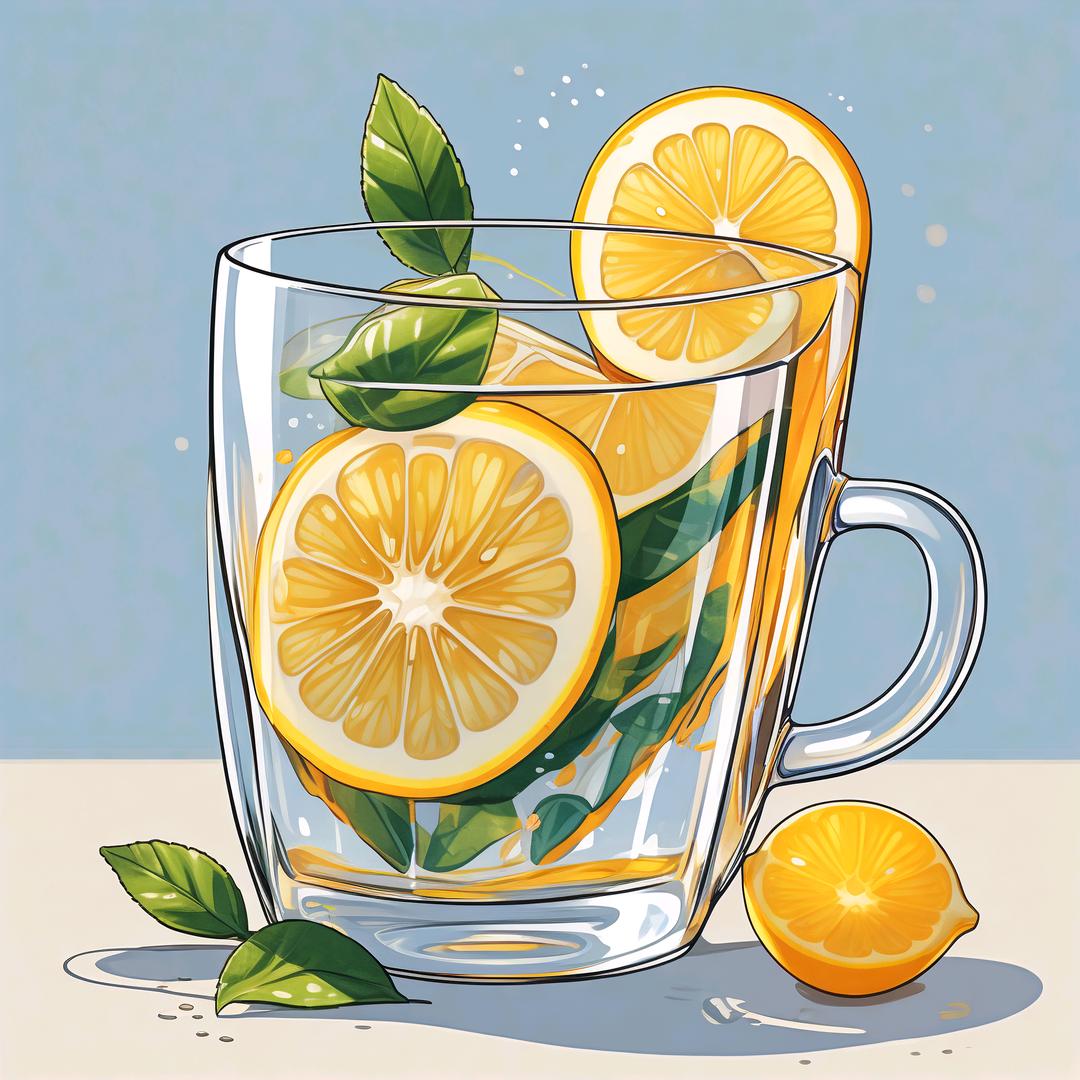 一个卖柠檬茶的大孩子