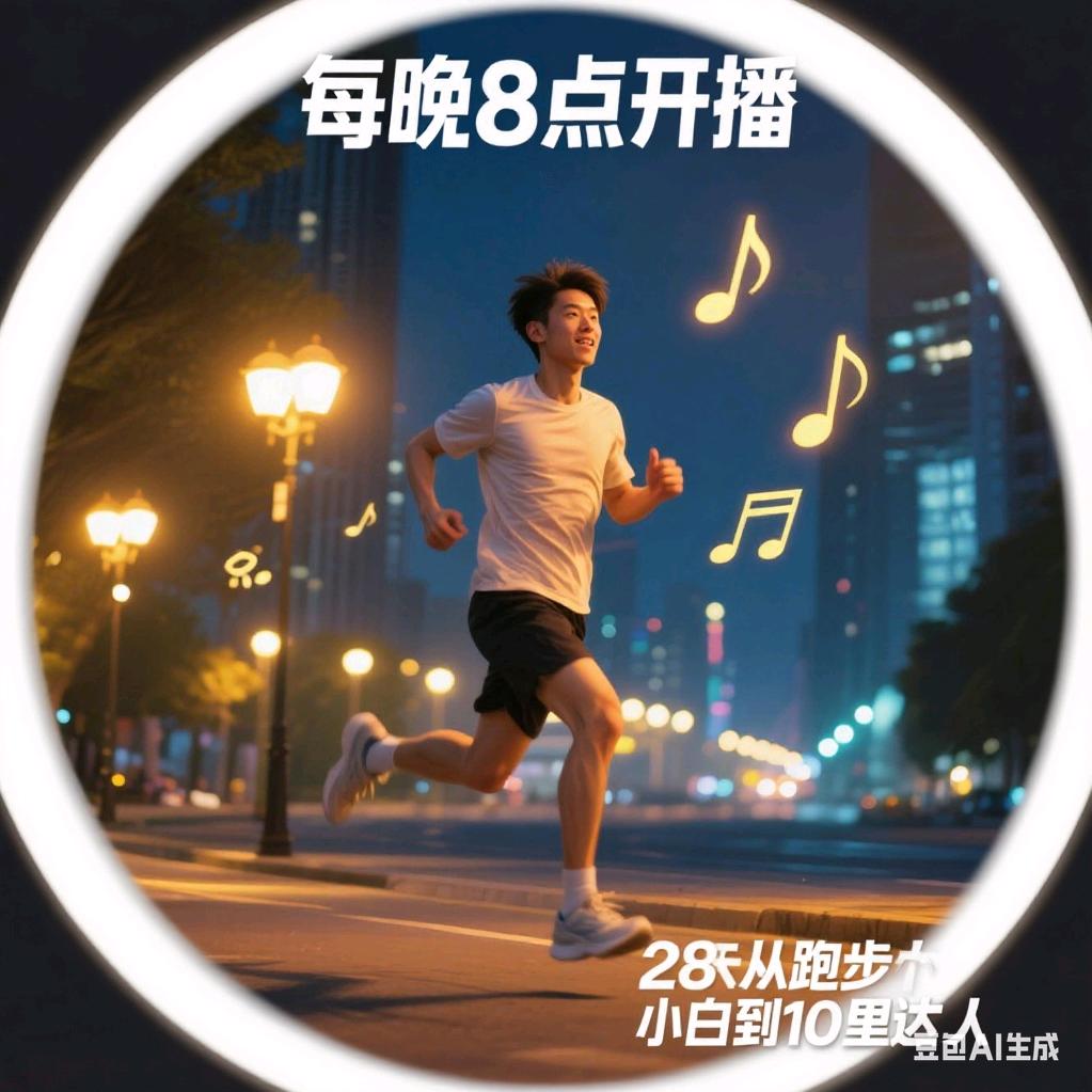 霓虹跑道：每晚8点弹幕陪你冲向10公里
