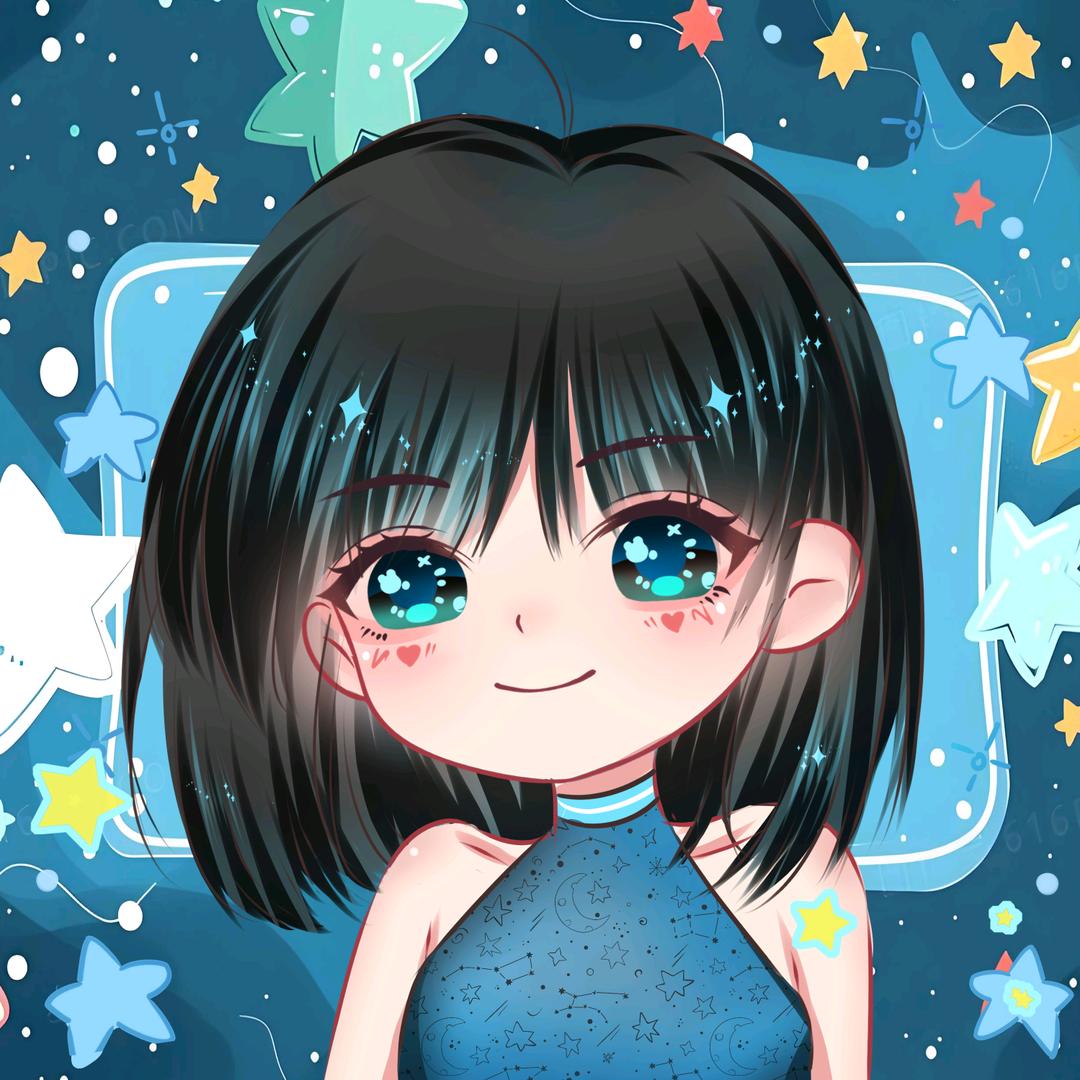 闪烁在蓝色的星光