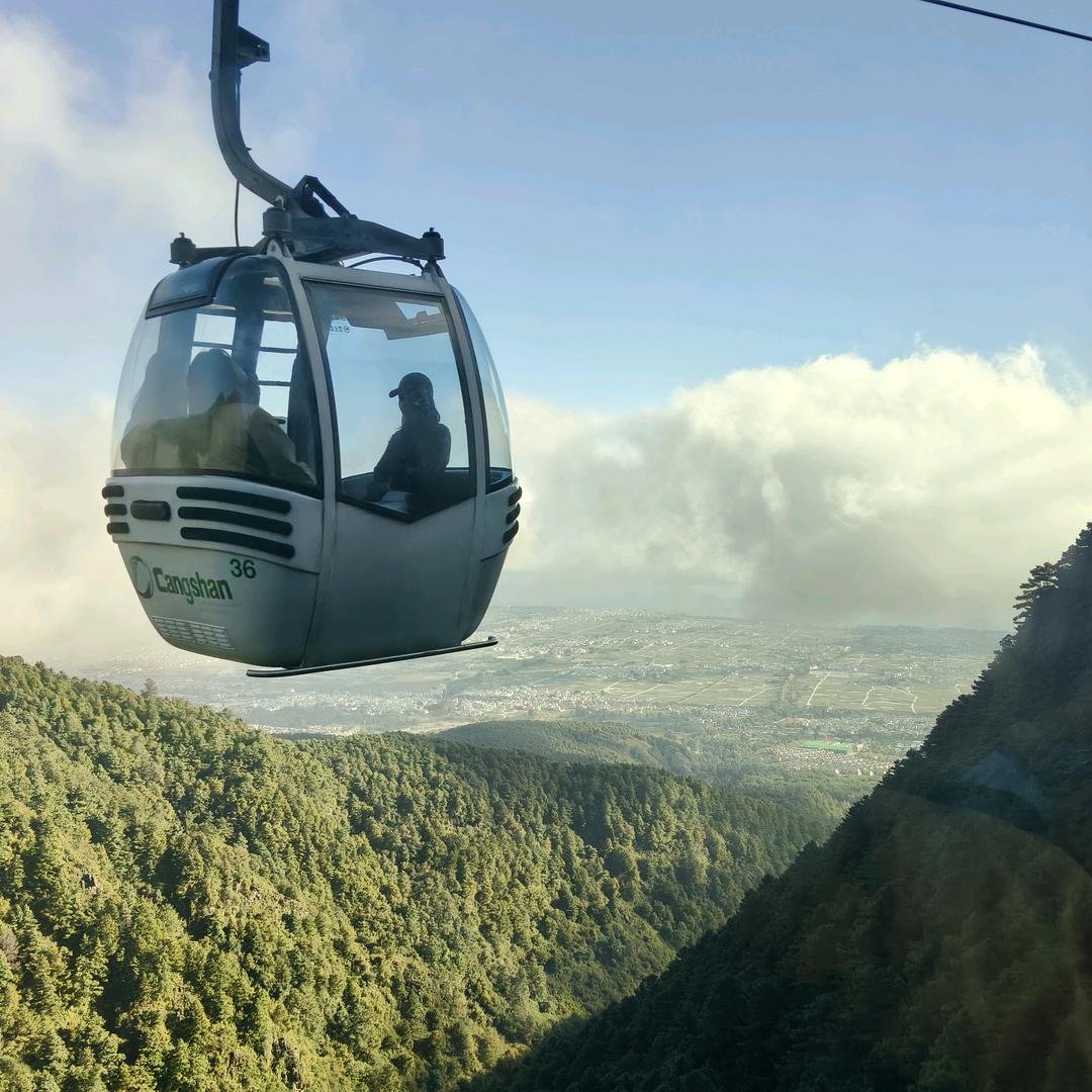 大理苍山感通索道悠惠漂 搬定搬取