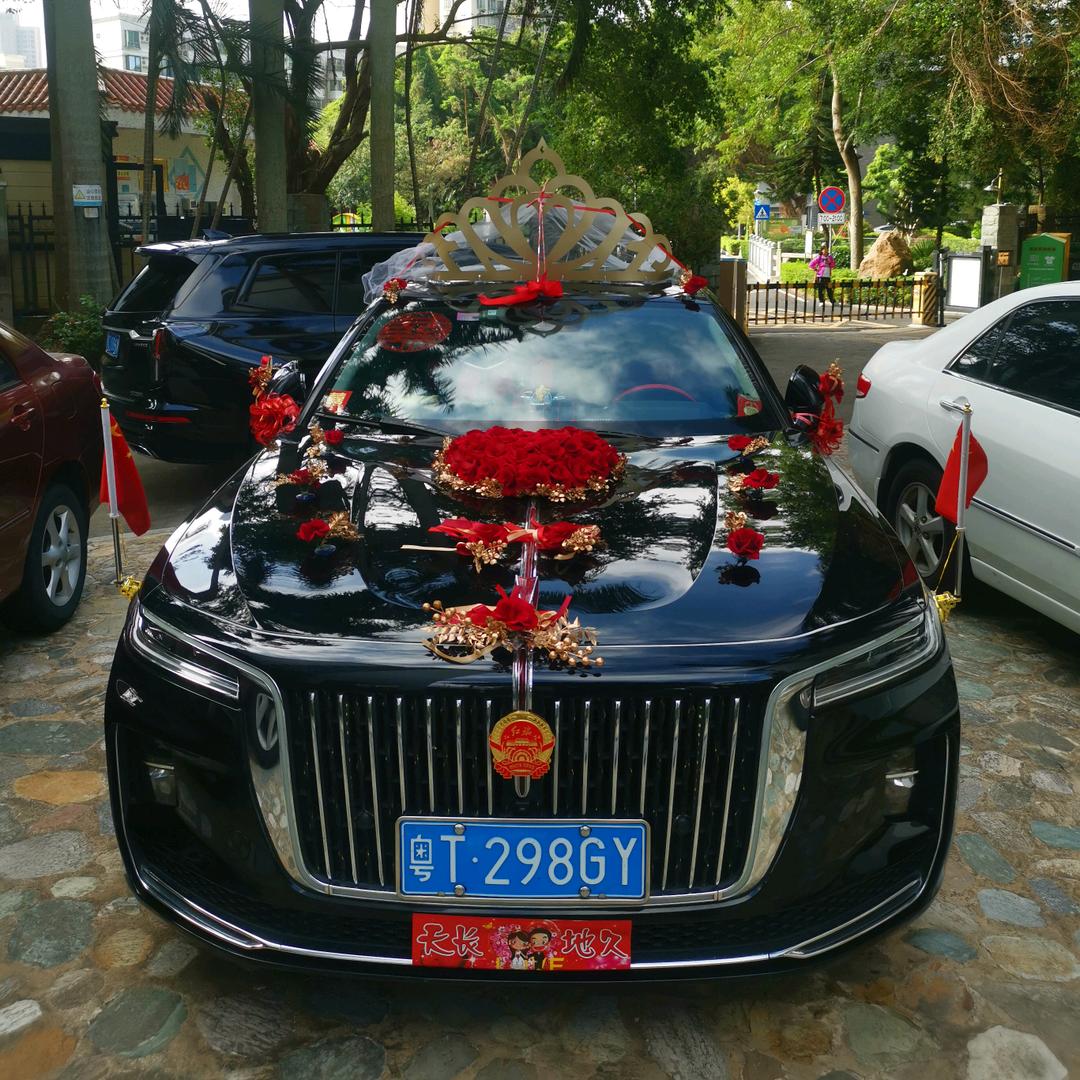广东红旗携手婚车龙🐉行天下