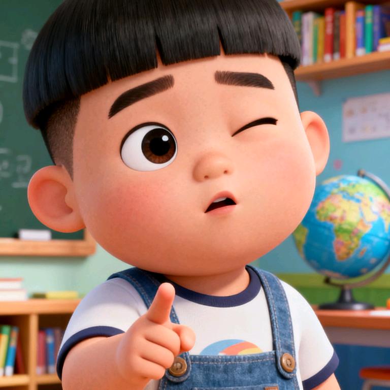 若溪与轩哥儿童版