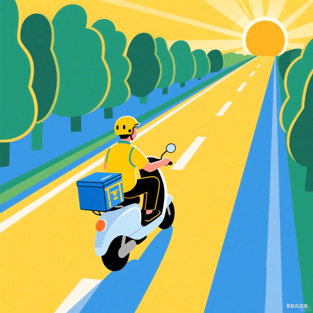 送餐路上的见闻