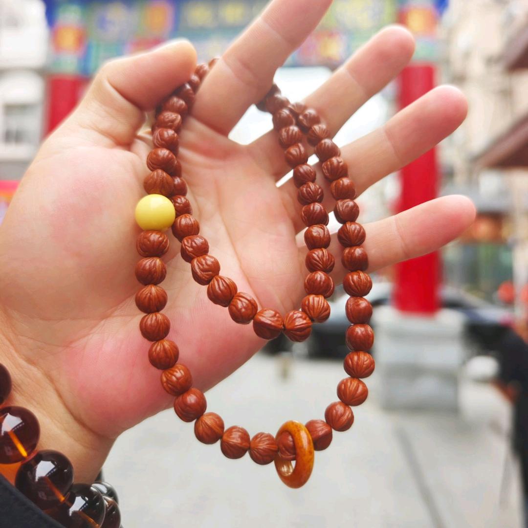 三颗糖（龙纹桃核）