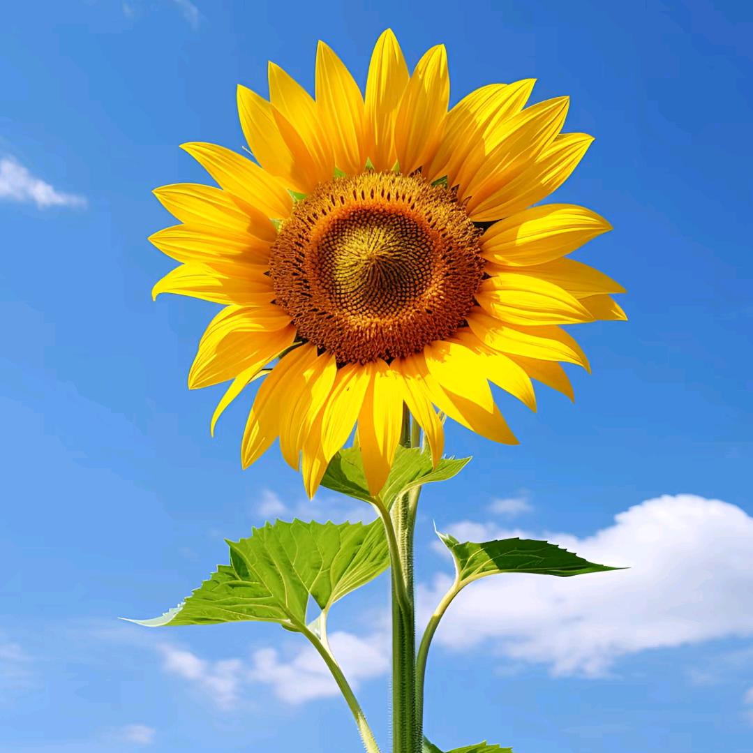 向日葵数字油画 - 子儒画艺