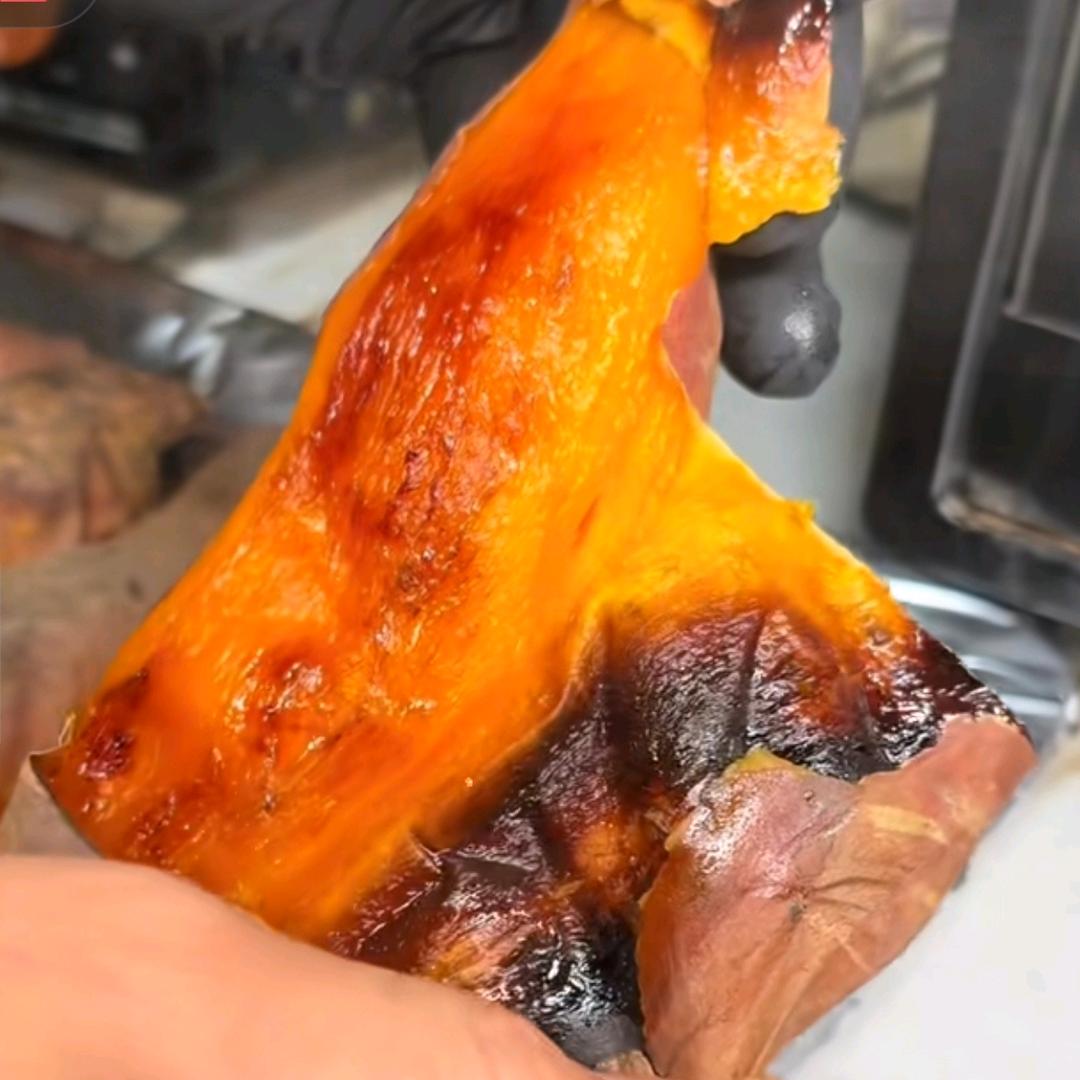 冬日里的烤薯香