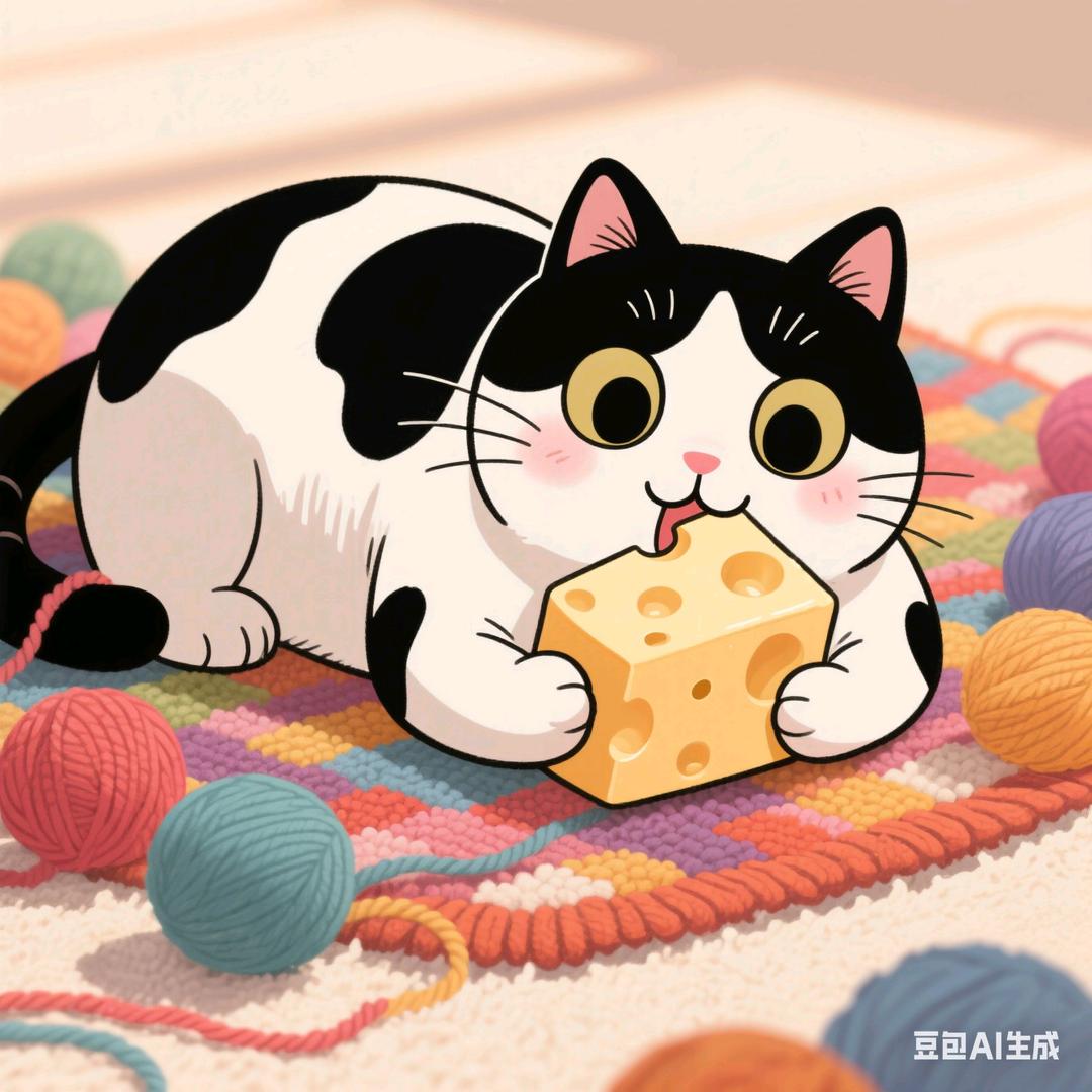 贪吃的猫